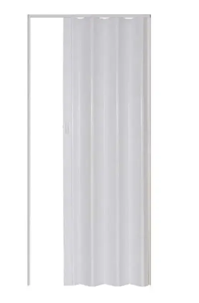 Πτυσσόμενη πόρτα pvc λευκή - Πλάτος από 78 έως 92 cm και Ύψος έως 224 cm