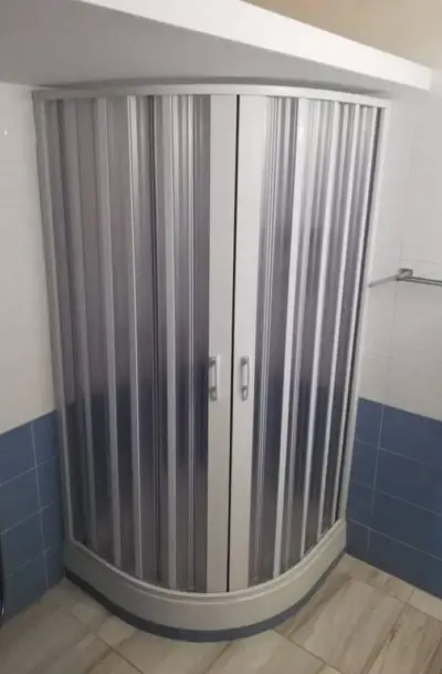 Πτυσσόμενη Καμπίνα Ντουζιέρας Οβάλ έως 130 cm